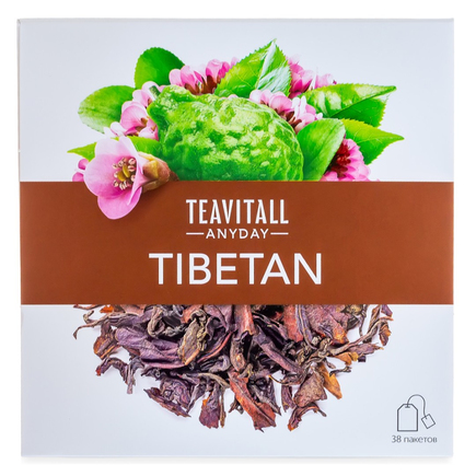 Чайный напиток TeaVitall Anyday «Tibetan», 38 фильтр-пакетов