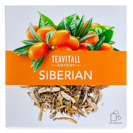 Чайный напиток TeaVitall Anyday «Siberian», 38 фильтр-пакетов