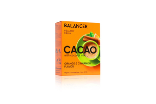 Какао Balancer Cacao на кокосовом молоке со вкусом «Апельсин и корица», 5 шт.