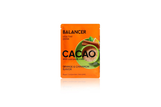 Какао Balancer Cacao на кокосовом молоке со вкусом «Апельсин и корица», 5 шт.