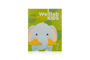 Детский напиток WELLLAB KIDS COLOSTRUM со вкусом «Банан», 5 саше