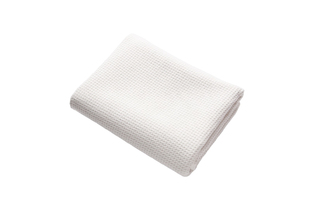 Вафельное полотенце для рук и лица Green Fiber CARE 10, молочное