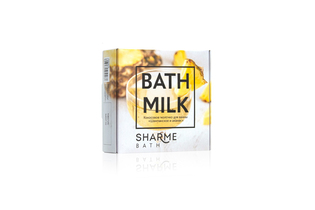 Кокосовое молочко для ванны Sharme Bath «Шампанское и ананас» на основе натуральной мякоти кокоса, 100 г