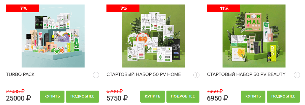 Наборы для новичков Гринвей Наборы для новичков Гринвей